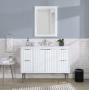 Modernist - Bathroom Vanity With Chrome Legs
