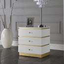 Esme - Side Table - White Lacquer