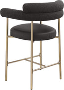 Blake - Counter Stool With Bronze Legs (Set of 2)