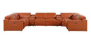 9762 - 8-Piece U-Shaped Sectional Sofa With 2 Power Recliners