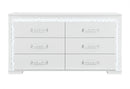 Naomi - Dresser With LED - Silver
