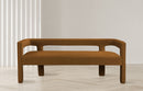 Athena - Velvet Bench - Saddle