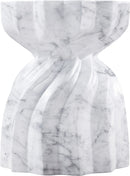 Caserta - Marble Finish Concrete End Table