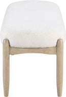 Briar - Faux Sheepskin Upholstered Bench