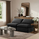 Indulge - Velvet 2 Seat Modular Armless Sofa