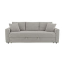 Connie - Sofa With Sleeper - Gray Boucle