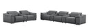 2679 - Power Reclining Sofa And Loveseat In Genuine Leather (5 Recliners With Power Headrests & 3 Consoles)
