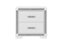 Soleil - Nightstand With Cooler And Speaker - White