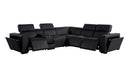 1224 - 6-Piece L-Shaped Sectional Sofa In With 3 Power Recliners & Power Headrests
