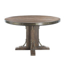 Raphaela - Round Dining Table - Weathered Cherry
