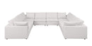 1100 - 10-Piece U-Shaped Sectional In Italian Fabric