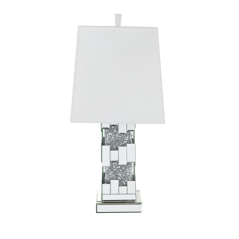 Noralie - 30" Table Lamp - Mirrored & Faux Diamonds