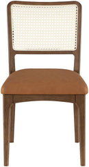 Atrium - Upholstered Seat Dining Chair With Brushed Brown Base (Set of 2)