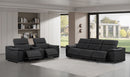 2679 - Genuine Leather Reclining Set (Sofa And Loveseat With 5 Power Recliners)