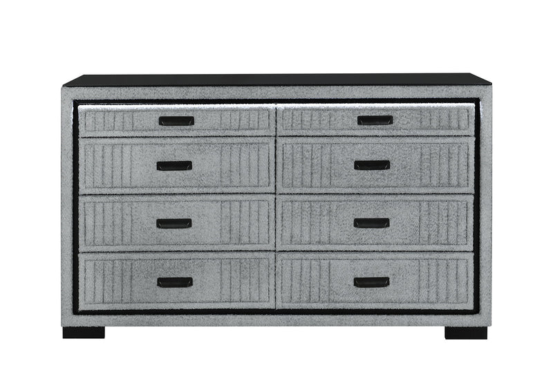 Isabella - Dresser With LED - Gray
