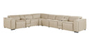 1224 - 8-Piece L-Shaped Sectional Sofa In With 4 Power Recliners & Power Headrests