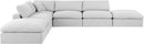 Comfy - 6 Piece Linen Modular Sectional