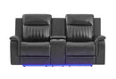 U8879 - 3 Piece Living Room Set (Sofa, Loveseat, Chair) - Charcoal