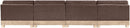 Turin - Chenille Fabric Upholstered Modular Sectional - Brown