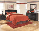 Huey Vineyard - Queen Sleigh Headboard - Black