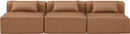 Cube - Modular 3 Seat Armless Sofa