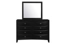 Linda - 5 Piece Queen Bedroom Set - Black