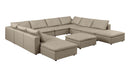 1100 - Top-Grain Italian Leather 11-Piece Sectional With Chaise