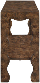 Vassa - Burl Veneer Console Table