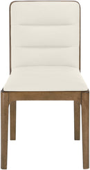 Ellis - Vegan Leather Upholstered Dining Chair (Set of 2) - Brown Base