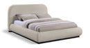 Vaughn - Chenille Bed With Black Base