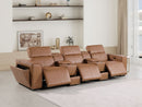 1224 - 5-Piece Modular Power Reclining Sofa In With 3 Power Recliners & Power Headrests