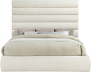 Adam - Chenille Fabric Bed With 70.5" Headboard