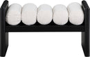 Waverly - Bench With Black Frame