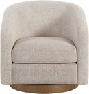 Modra - Performance Fabric Upholstered Swivel Accent Chair