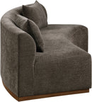 Avanti - 104" Chenille Fabric Upholstered Sofa