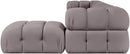 Orin - Fabric Velvet 5 Piece Modular Sectional