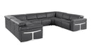 1126 - 8-Piece U-Shaped Sectional Sofa In With 4 Power Recliners & Power Headrests