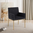 Reeves - Dining Chair With Gold Legs (Set of 2)