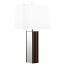 Elena - Square Tapered Mirrored Lamp