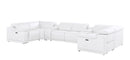 2679 - 8-Piece U-Shaped Power Reclining Sectional In Genuine Leather (4 Recliners)