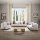 Duncan - Loveseat With 2 Pillows - Beige