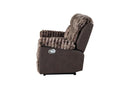 U6028 - 3 Piece Living Room Set (Reclining Sofa / Console Reclining Loveseat / Glider Recliner) - Brown