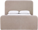 Fira - Chenille Fabric Upholstered Bed