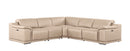 2679 - 5-Piece L-Shaped Power Reclining Sectional In Genuine Leather (3 Recliners)