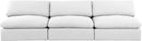 Comfy - Linen Modular Armless Sofa 3 Seats