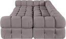 Orin - Velvet 6 Piece Modular Sectional