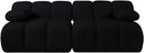 Orin - Velvet Performance Fabric Upholstered 2 Piece Modular Sofa