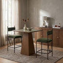 Monarch - Velvet Counter Stool (Set of 2)