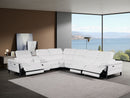 1246 - 7-Piece L-Shaped Modular Power Reclining Sectional With 3 Power Recliners And Power Headrests