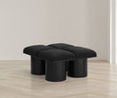 Pavilion - 4 Piece Modular Bench With Black Base